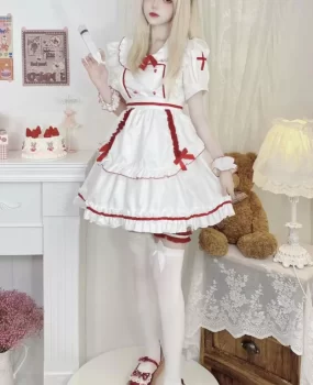 打游戏认识的二次元仙女护士姐姐角色扮演给我打针